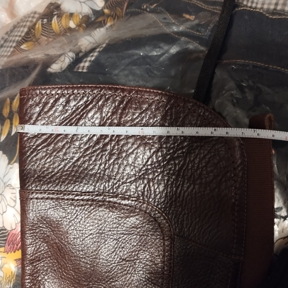 Marc Fisher brown tall leather boots with buckle detail size 8 1/2 - Picture 13 of 15